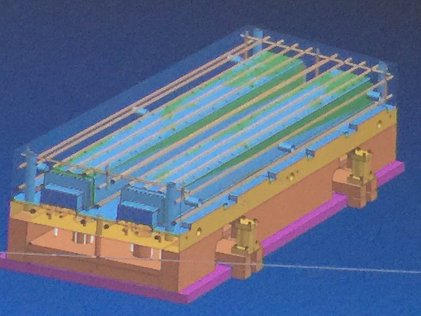 FRP pultrusion mould